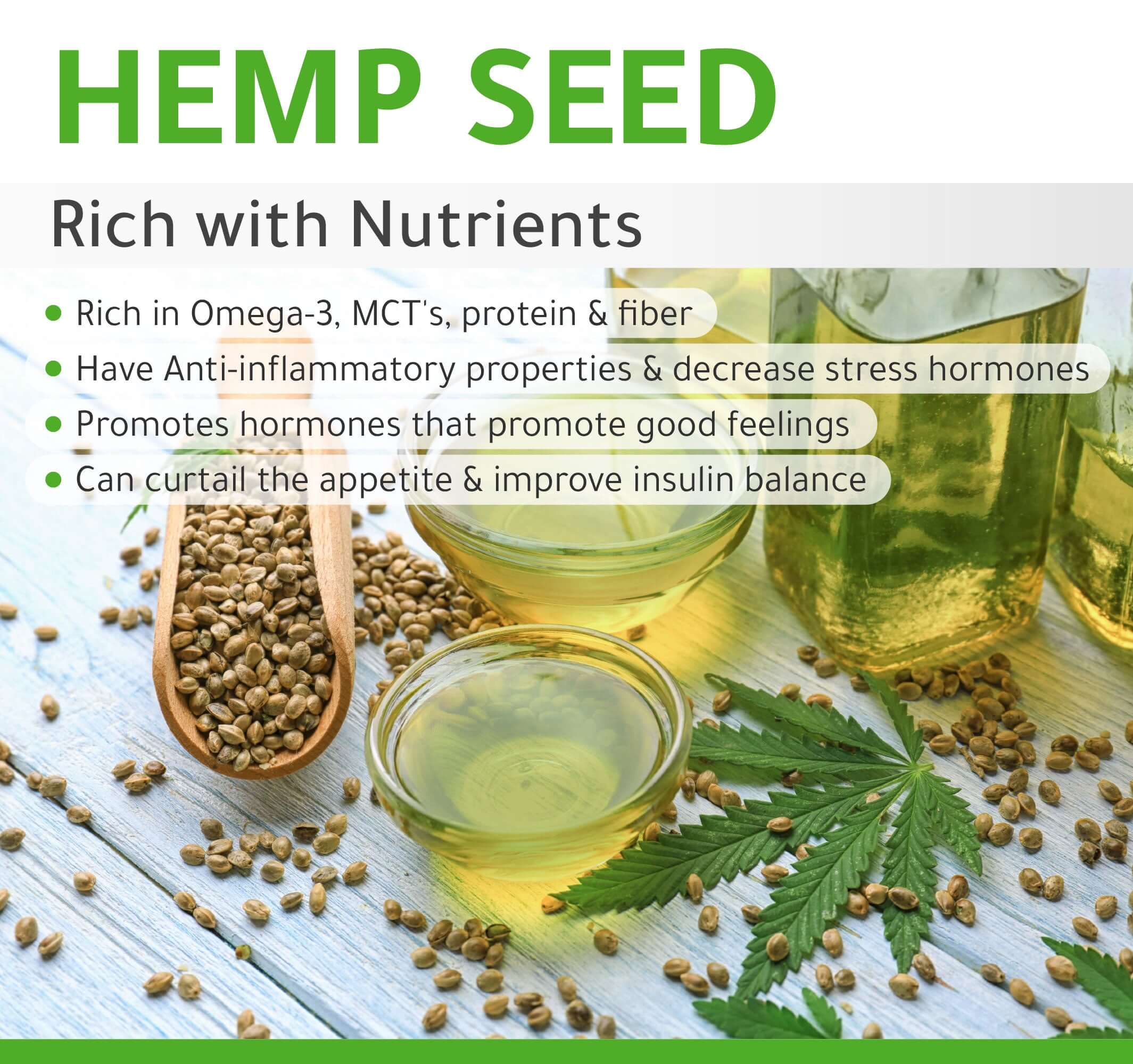 Natural parrot calming support – hemp seeds, herbal tea, and liquid formula for relaxation