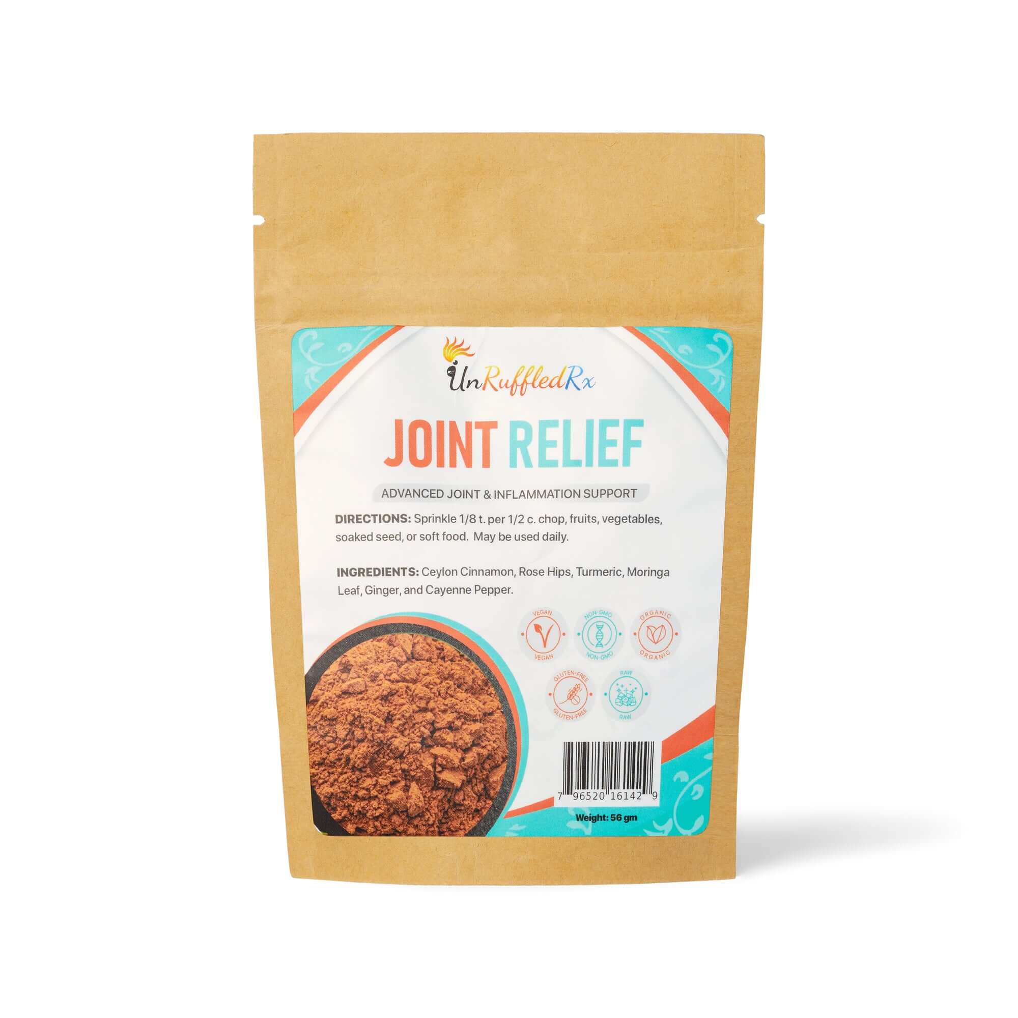 UnRuffledRx Joint Relief for Birds – Anti-Inflammatory Supplement for Healthy Mobility