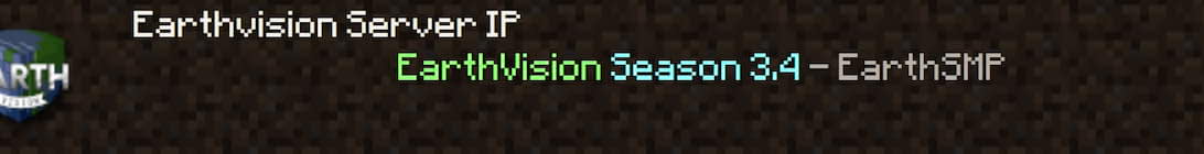 EarthVision Minecraft Server