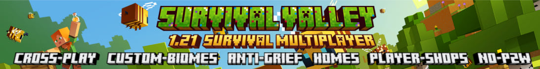 SurvivalValley SMP Minecraft Server
