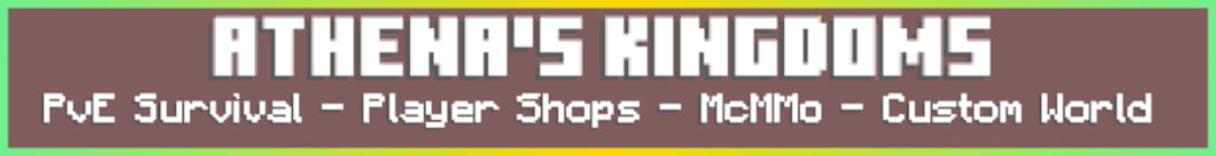 Athenas Kingdoms Minecraft Server