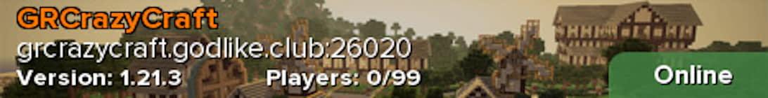 GRCrazyCraft Minecraft Server