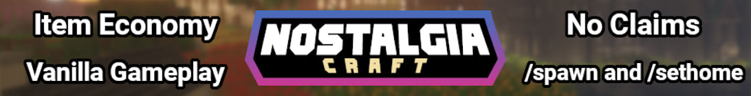 NostalgiaCraft Minecraft Server