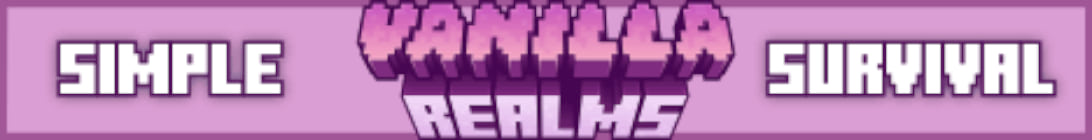 Vanilla Realms Minecraft Server