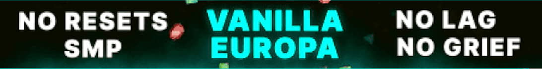 Vanilla Europa Minecraft Server