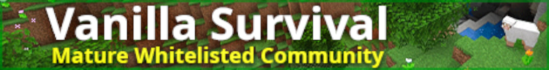 SiteB SMP Whitelisted Vanilla Minecraft Server