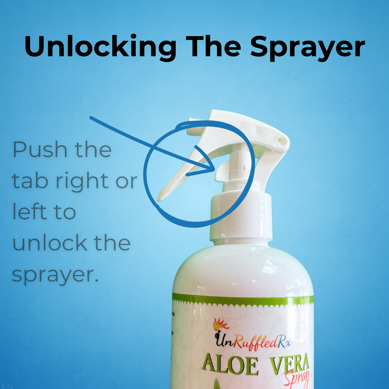 UnRuffledRx Aloe Vera Spray for Birds, 8 oz. - BirdSupplies.com
