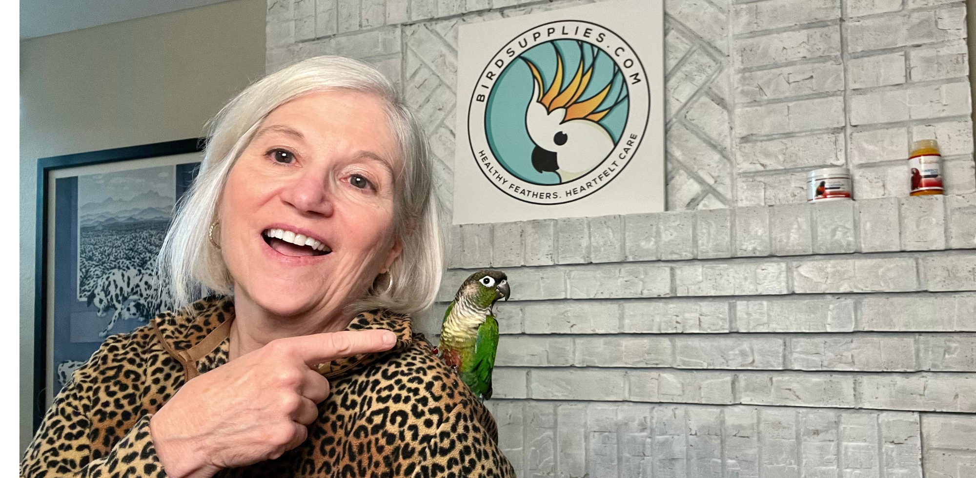 A Lady with Parrot